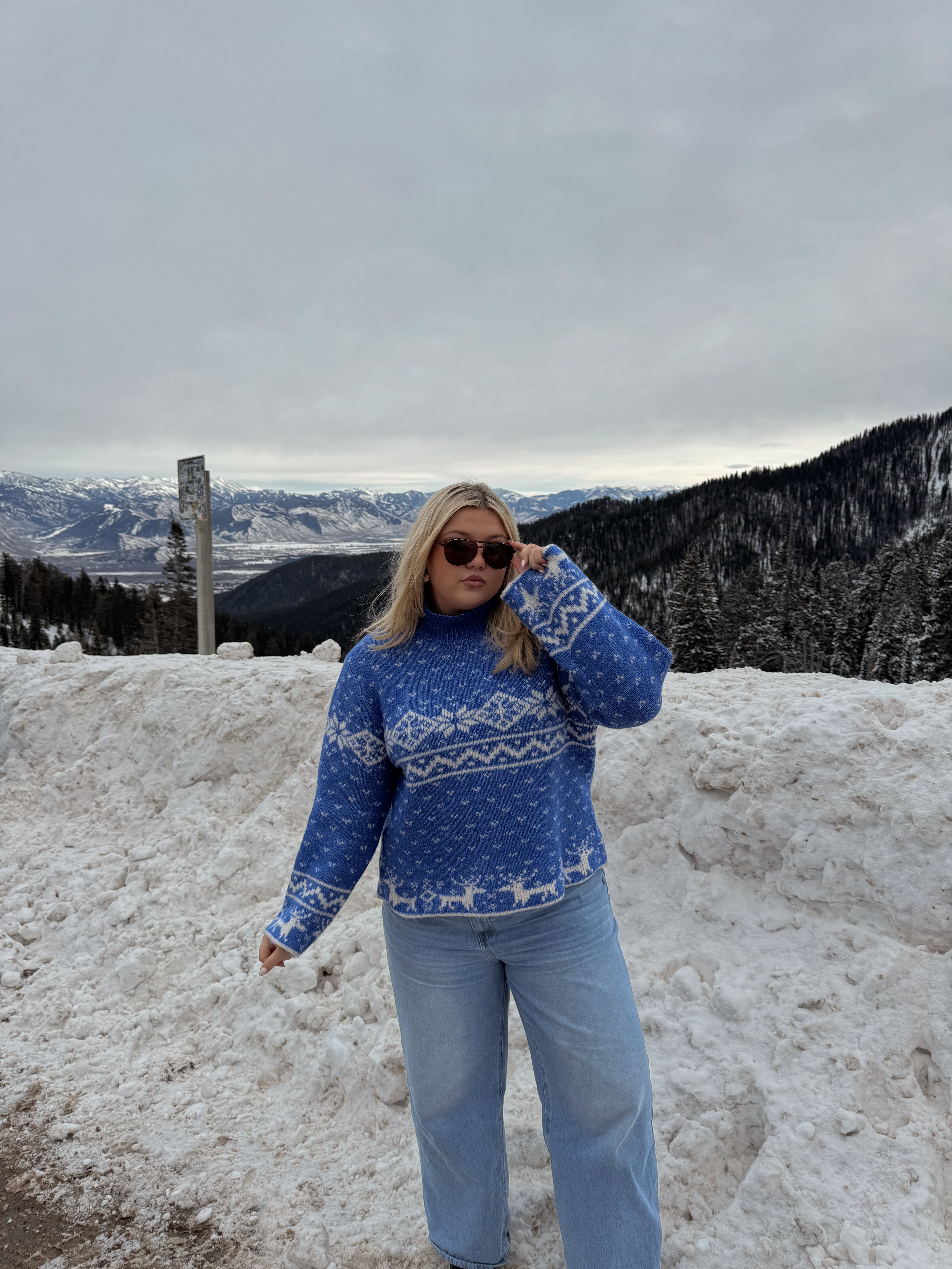 Nordic Blue Sweater