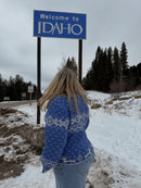 Nordic Blue Sweater